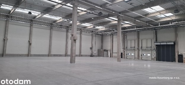 Hala magzynowa. Plac +4000m magazynu