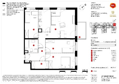 4-pokojowe mieszkanie 86m2 + balkon Bez Prowizji