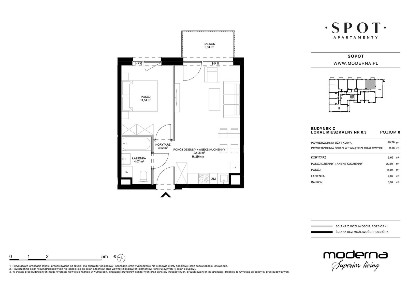 2-pokojowe mieszkanie 40m2 + balkon Bezpośrednio
