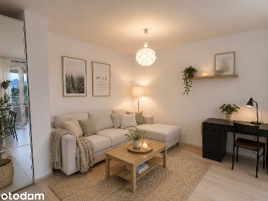 42m2, Nowoczesne 2 pokoje po remoncie, duży balkon, garaż w cenie