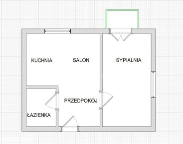 2 pokojowe mieszkanie z balkonem - ul. Kopernika