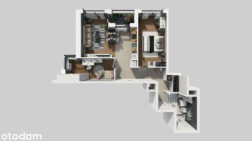 3 pok. 66m2 w apartamentowcu w ścisłym centrum, prestiżowa lokalizacja