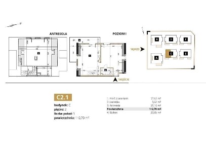 Dwupoziomowy apartament z przestronną strefą dzien