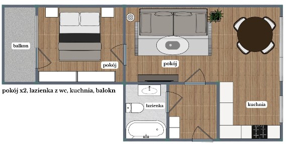 Sprzedam mieszkanie 46 m² - 2 pokoje, 1 piętro, Piekary Śląskie