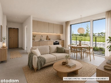 Panorama Park - Mieszkanie dwupokojowe z ogrodem 71 m²