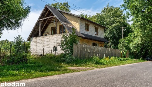 Dom 190 m² nad Wkrą - parter gotowy, piętro do wykończenia