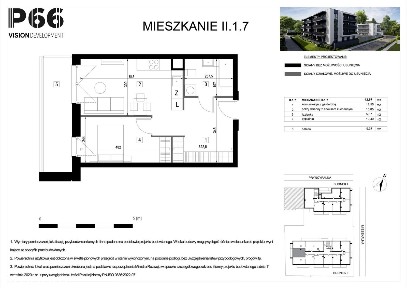 2-pokojowe mieszkanie 43m2 + balkon