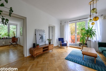 Saska Kępa | 3 pokoje | widok na zieleń | balkon na trzy strony świata