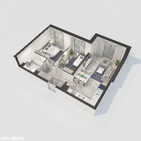 WYKOŃCZONE POD KLUCZ Mieszkanie 54,48 m2 + skrytka 3,06 m2