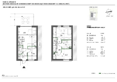 Lokal 14A | 65,1 m² | 4 pokoje | ogród | 2 miejsca postojowe | bez PCC