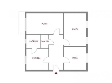 Trzy pokojowe mieszkanie w centrum wrzeszcza