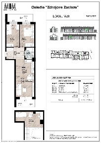 Osiedle Zdrojove Zacisze Busko-Zdrój | Mieszkanie AM20 - 70,02 m2
