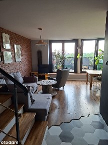 Dwupoziomowy loft z tarasem i spektakularnym widokiem u Scheiblera