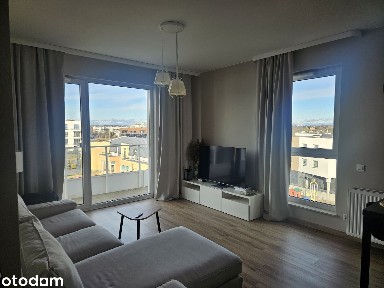 nowe, 3 pokoje, 2 miejsca postojowe, duży balkon