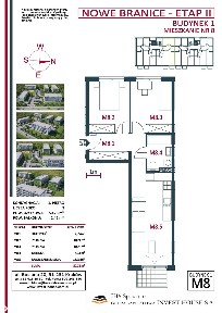 3-pokojowe mieszkanie 50m2 + balkon