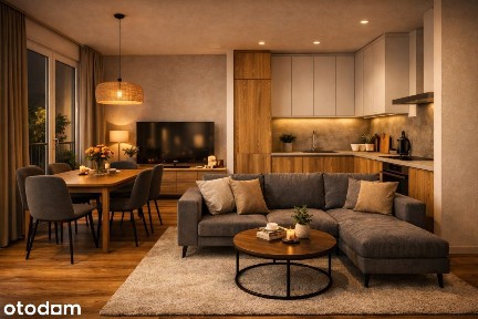 3 pokoje 58 m² + 2 tarasy lub balkon