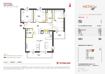 4-pokojowe mieszkanie 104m2 + 2 balkony