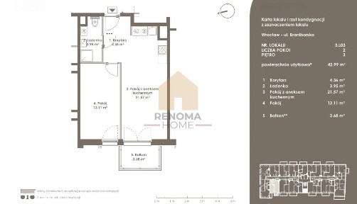 0% prowizji | 2 pokoje | Parking | Szczepin