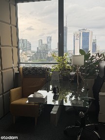 Wspaniałe Biuro 120m2 z panorama Warszawy, bezpośr.