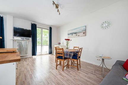 Ciche studio 33 m² z balkonem | Abrahama 36, centrum Gdyni