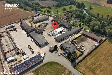 Teren inwestycyjny z dwoma magazynami - Steblów