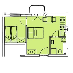 Mieszkanie 32,49m², winda - Krakowski Kazimierz
