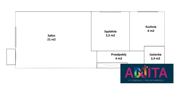 2 pokoje przy metrze Wierzbno