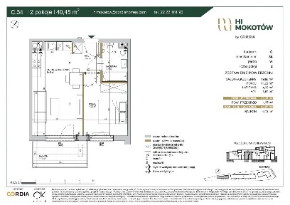 2-pokojowe mieszkanie 38m2 + balkon