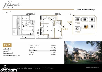 Balkon/taras/2 poziomy/apartament/Ołtaszyn/smart h