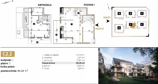 Przestronny apartament dla rodziny, antresola, balkon 0% prowizji