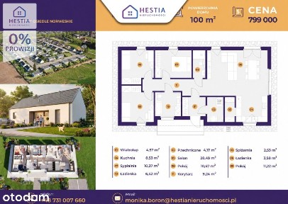 -50 tysięcy! Dom wolnostojący 100m² działka 648m²