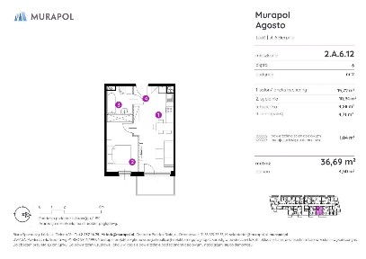 2-pokojowe mieszkanie 35m2 + taras Bez Prowizji