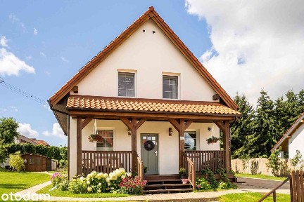 Sząbruk.Kameralny dom blisko jeziora. 4 sypialnie. Mistrzowski projekt
