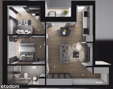 Zacisze Sikorskiego | M48 | Apartament 53,2 m2