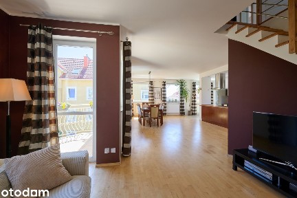 Apartament 137 m² | salon ~60 m² | 2 poziomy | 2 balkony | Osowa