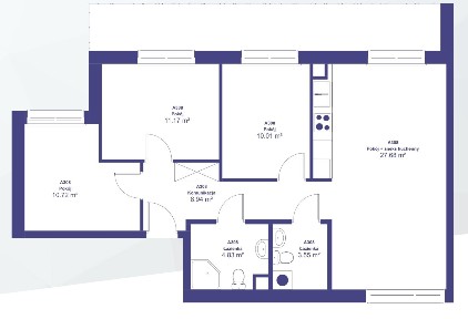 4 Pokoje 76,9 m² | tylko 20% wkładu | bez kredytu