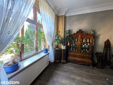 PRZESTRONNY APARTAMENT Z OGRODEM I GARAŻEM W ZABYTKOWEJ WILLI (BOREK)