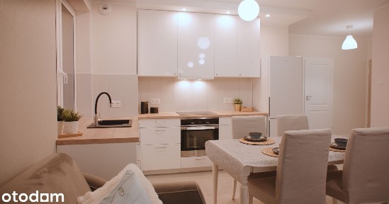 Nowy blok, 2 sypialnie + salon z aneksem kuchennym