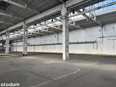 Hala na wynajem - 3200 m², wysoka 12 m