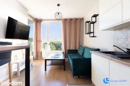 2pok, 34m2, *Mogilska Tower* Balkon, Parking