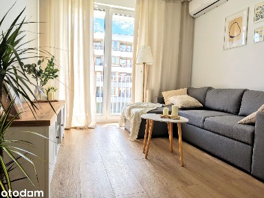 Nowe 3 pok., pierwszy najem, 45m², klimatyzacja | metro Chrzanów