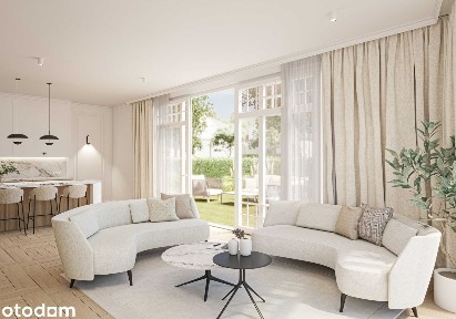Przestronny apartament (128 m2) z ogrodem
