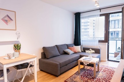 2-Pokojowe z balkonem i podwójnym miejscem postojowym | 40 m2 | Tauron Arena | BEZ PROWIZJI