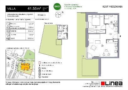 2-pokojowe mieszkanie 41m2 + ogródek Bez Prowizji
