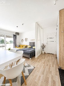 Słoneczny apartament 300m od plaży, balkon, Grzybo