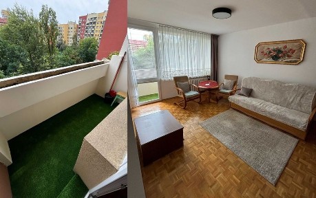 zadbane mieszkanie 2 oddzielne pokoje, BALKON, ASTRA, ul. Legnicka