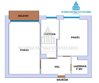 Dwupokojowe mieszkanie z dużym balkonem przy Parku Szczęśliwickim!
