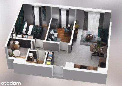 3 pokoje, 2 łazienki i balkon - gotowe - z opcją wykończenia pod klucz