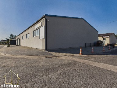 Hala magazynowa 324m2 wraz z pomieszczeniami biurowymi 140m2 do wyn.
