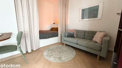Kawalerka, duży taras, apartamentowiec,Łódź Śródmieście,ul.Kamińskiego